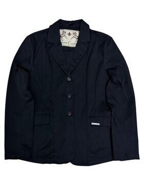 EQUINE COUTURE Horse Riding Jacket Equestrian Black RALEIGH SHOW COAT Womens 8